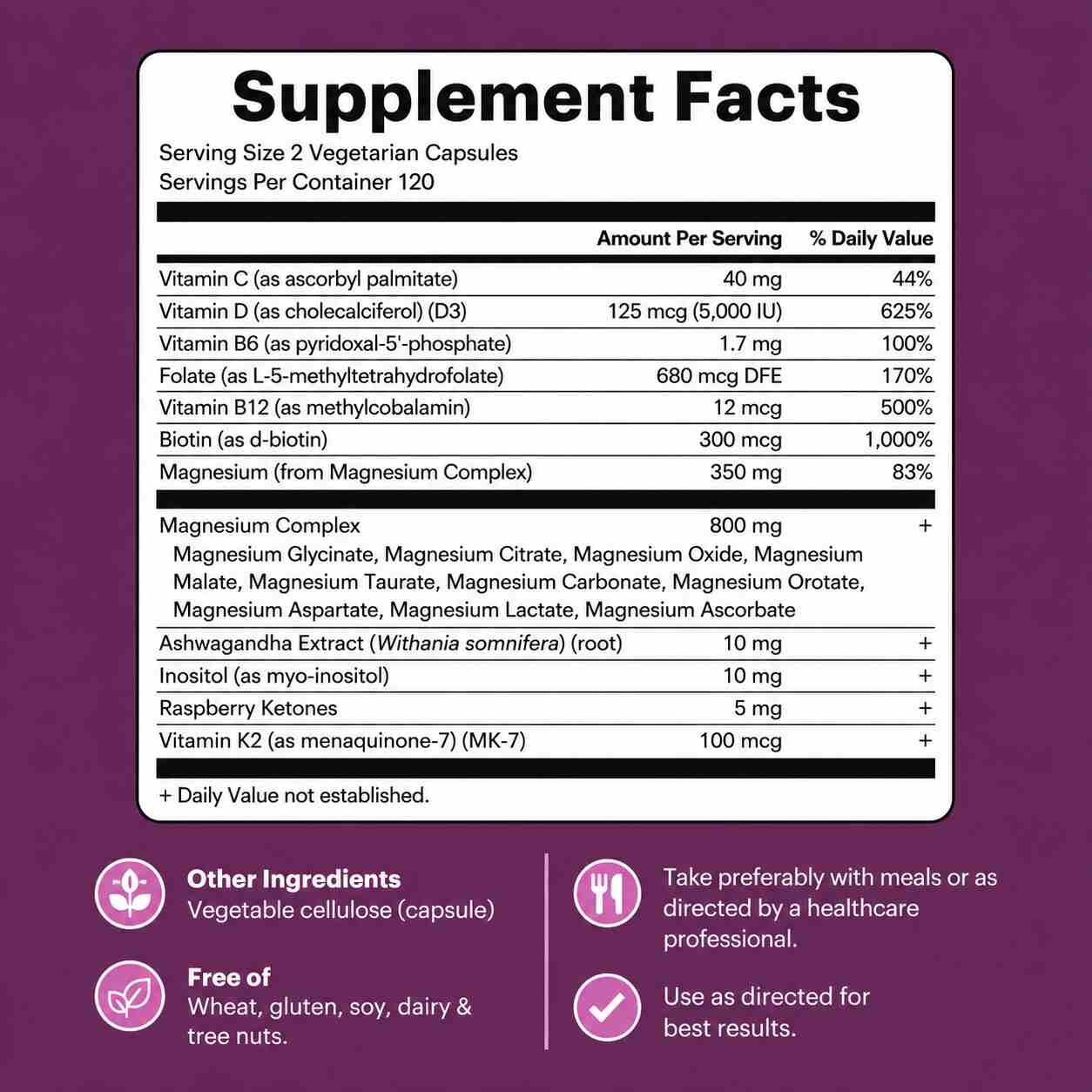 Deep Sleep & Muscle Relief Magnesium Complex
