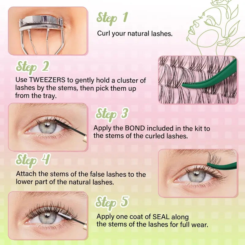 Fairy Lash Clusters Invisible Band DIY Lashes