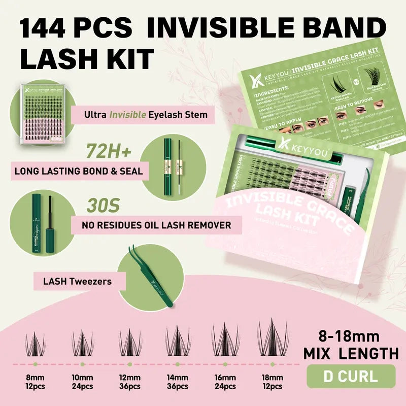 Fairy Lash Clusters Invisible Band DIY Lashes