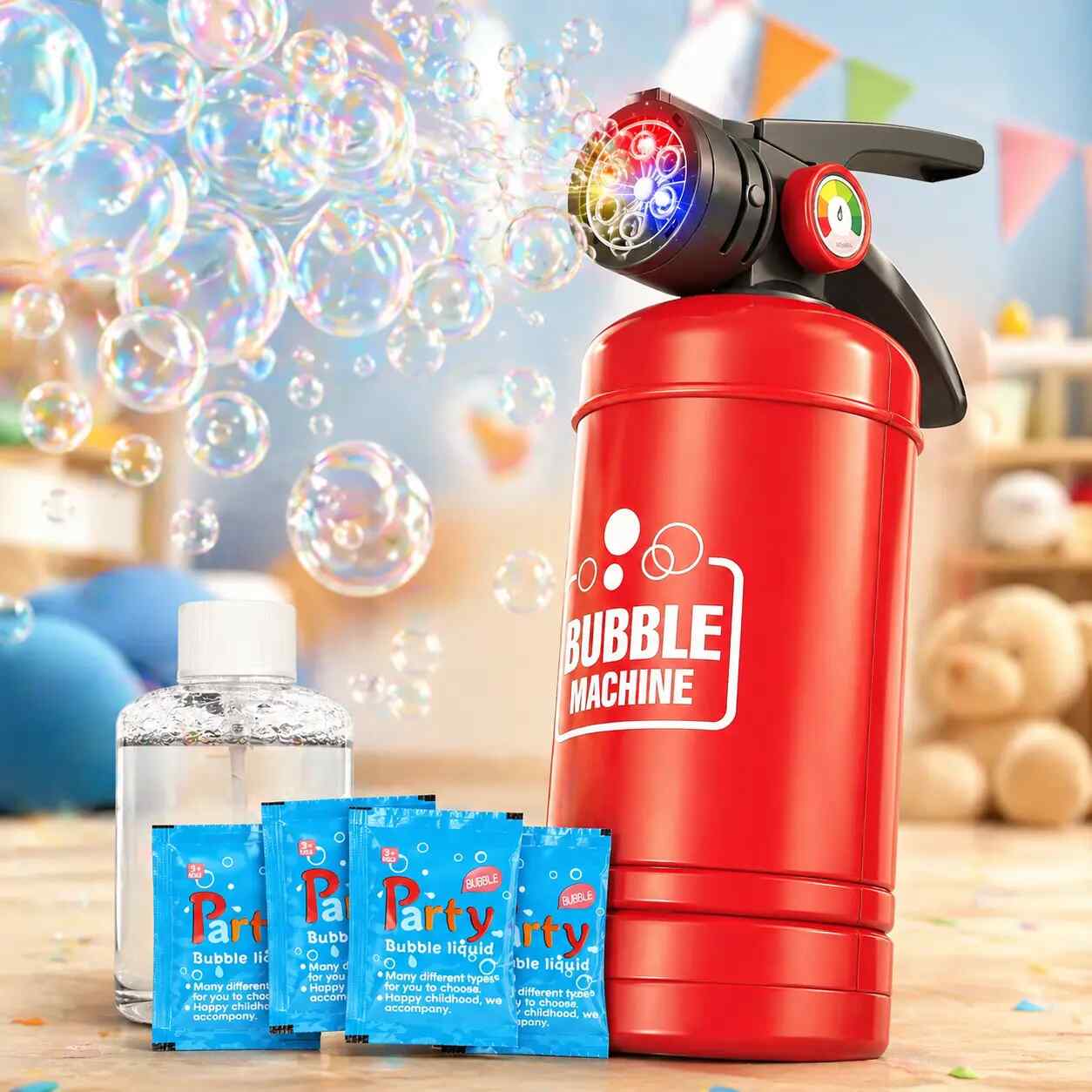 The Ultimate High-Output Automatic Bubble Machine Gun