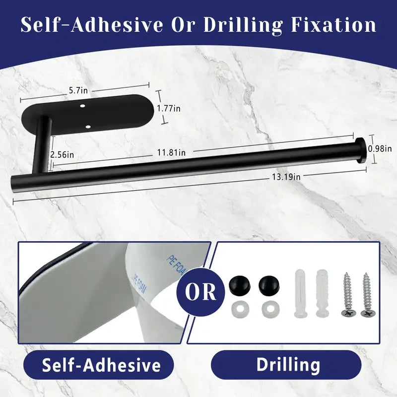 Stainless Steel Wall-Mounted Paper Towel Holder
