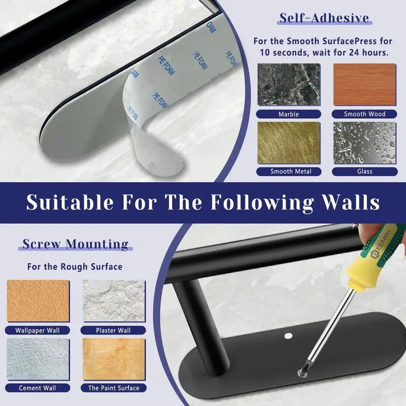 Stainless Steel Wall-Mounted Paper Towel Holder