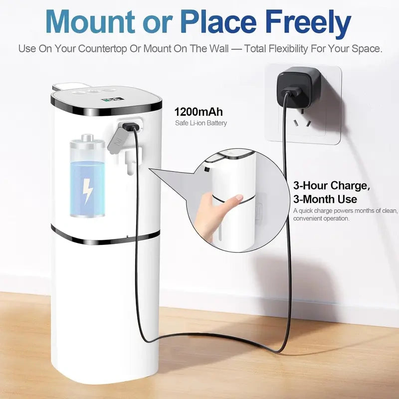 Touchless Soap Dispenser with Adjustable Dispensing Levels