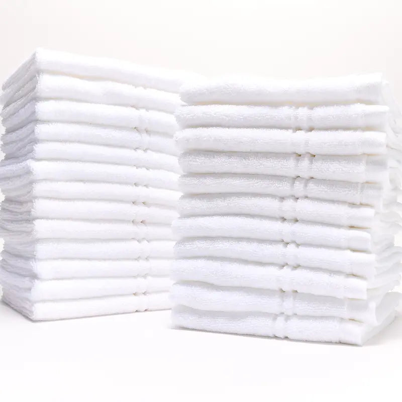 Home Reflections Cotton Washcloths, Oatmeal 24-Piece Set
