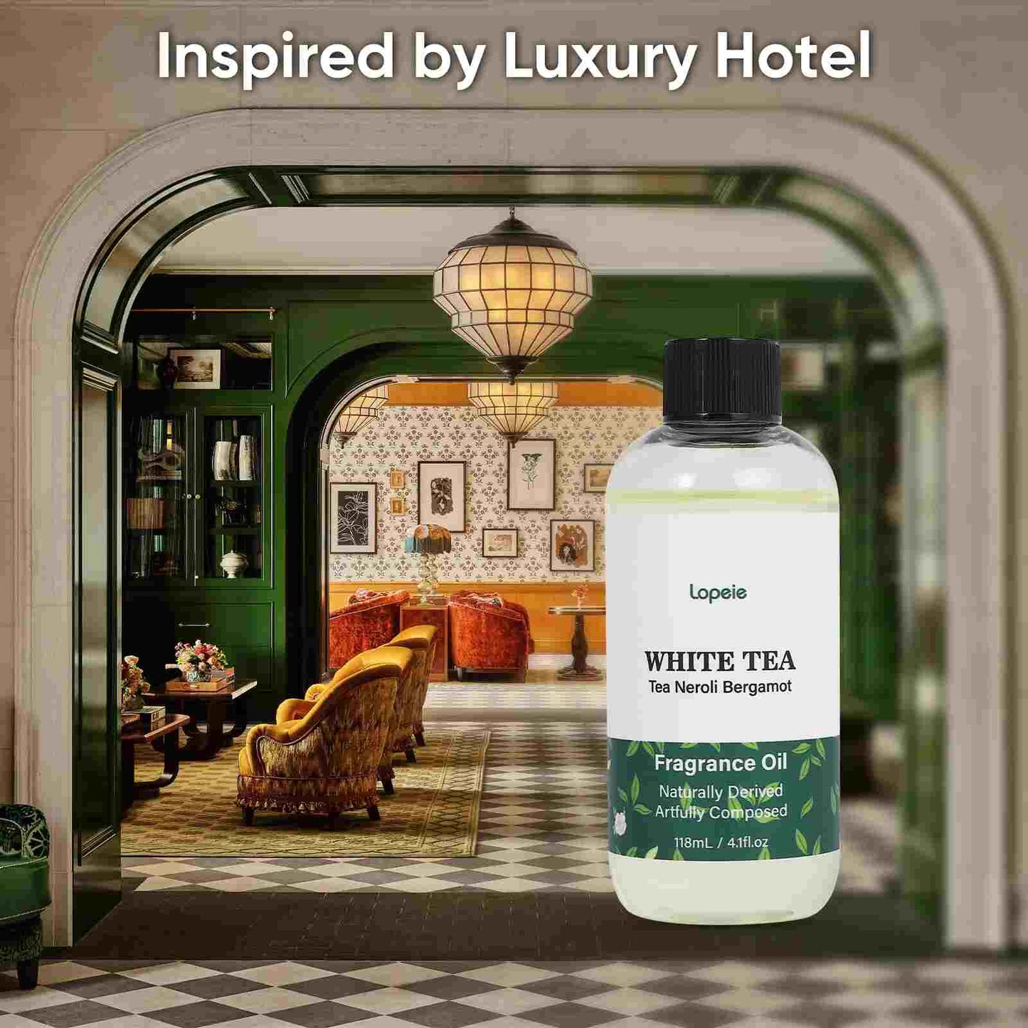 Luxury Hotel Spa Experience at Home – White Tea Fragrance Oil