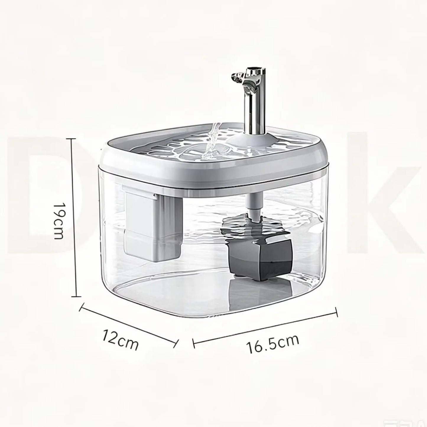 1.5L Automatic Cat Water Fountain Dispenser with Filter