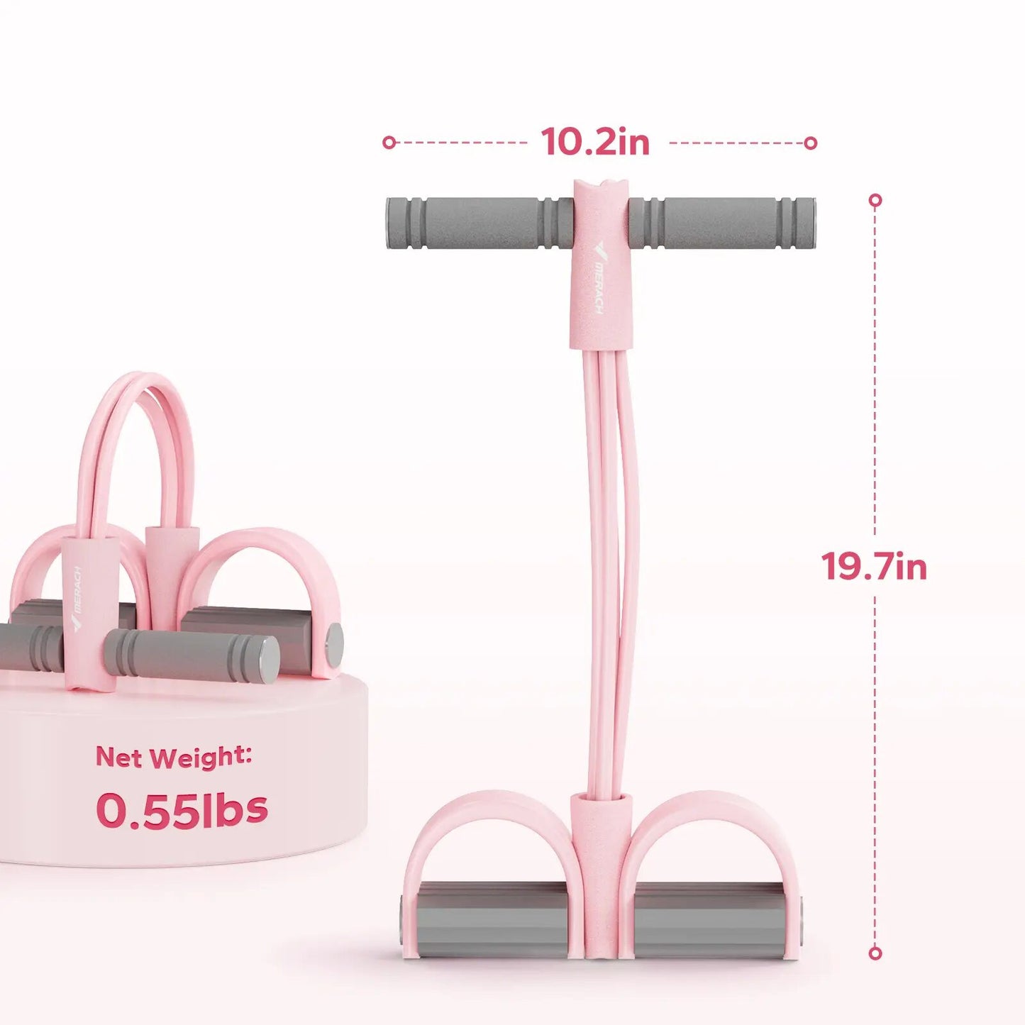 Multifunction Pedal Resistance Band Elastic Pull Rope Trainer