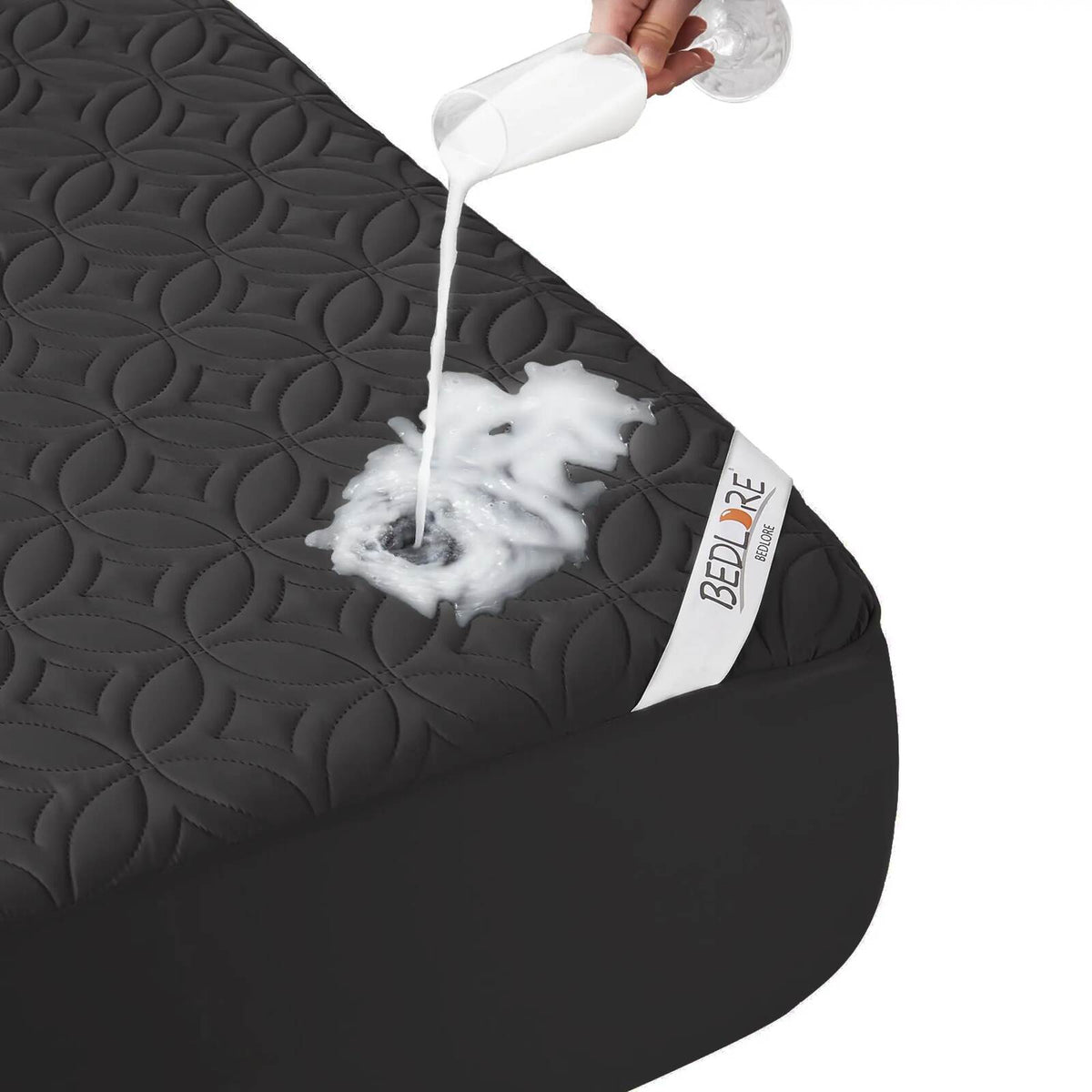 Copper Coin Pattern Waterproof Mattress Protector Soft & Dirt-Proof Sheet