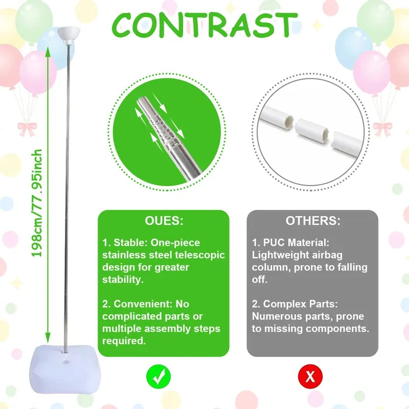 2-Pack Balloon Column & Arch Kit