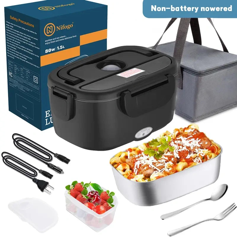 Nifogo Electric Lunch Box, 100W Food Heater