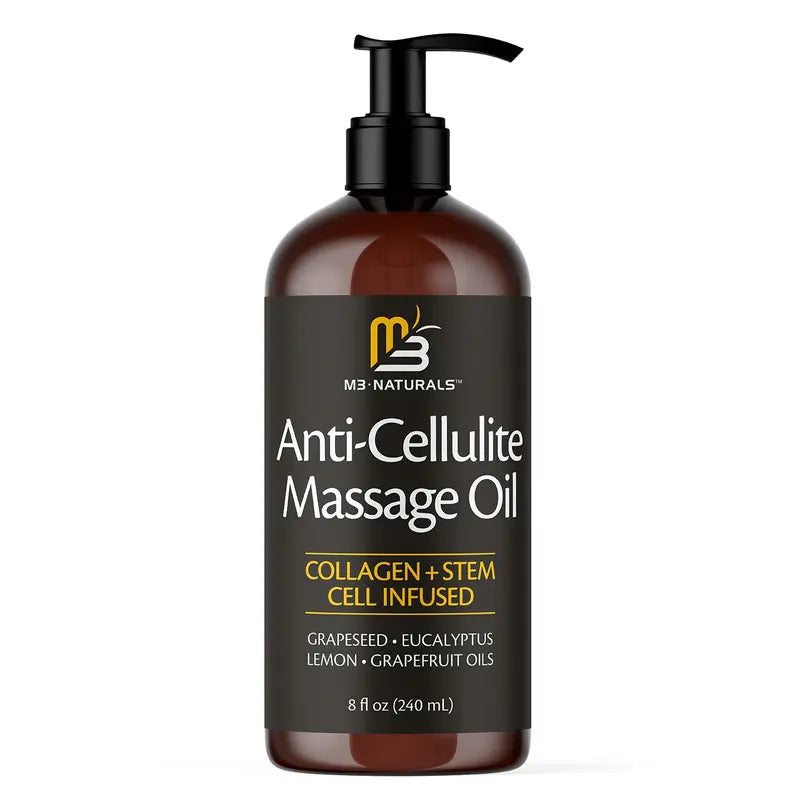 SilkTone Body Massage Oil – Smoothing & Moisturizing Collagen Care, 8oz
