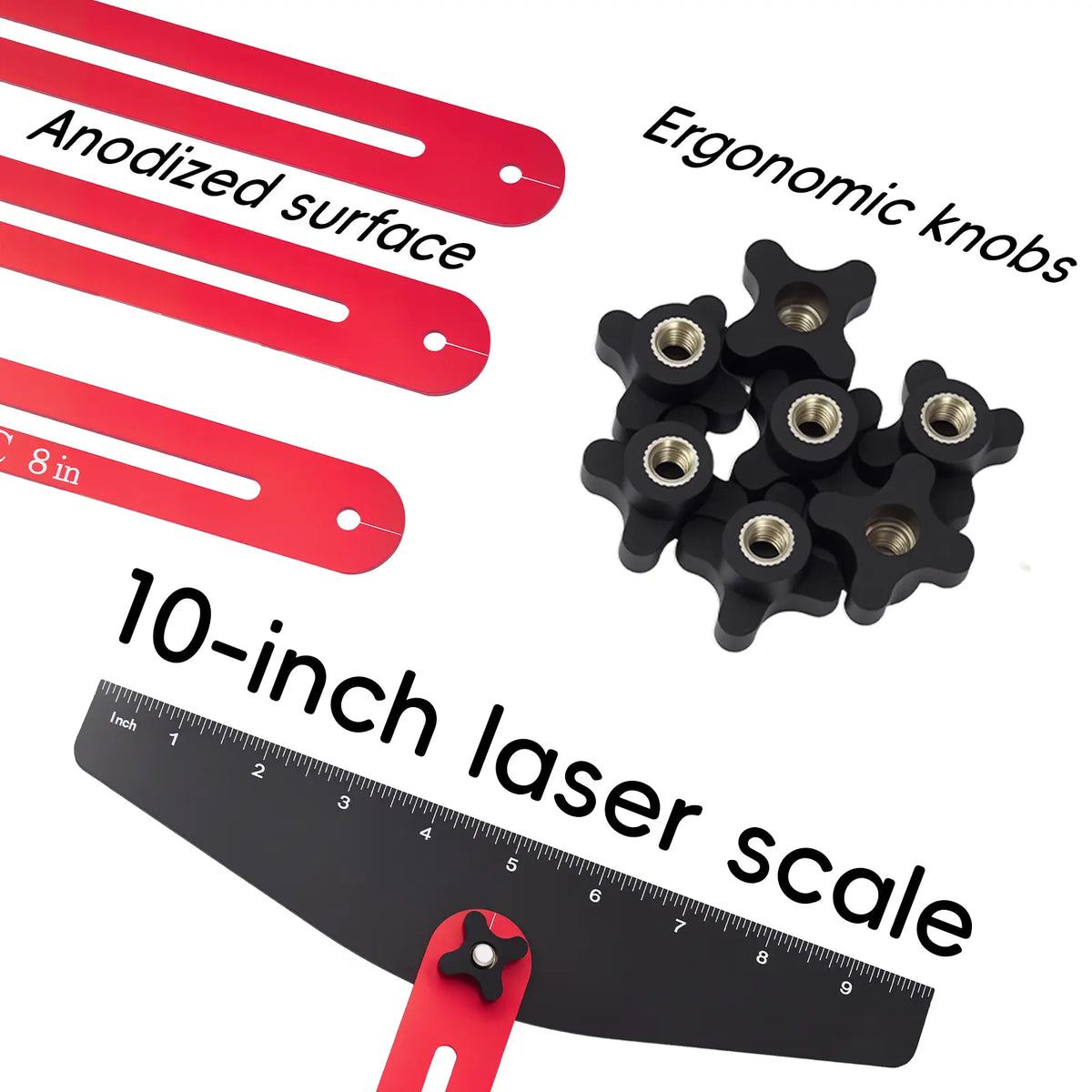 StepGauge Adjustable Stair Tread Template – Aluminum Woodworking Measuring Jig