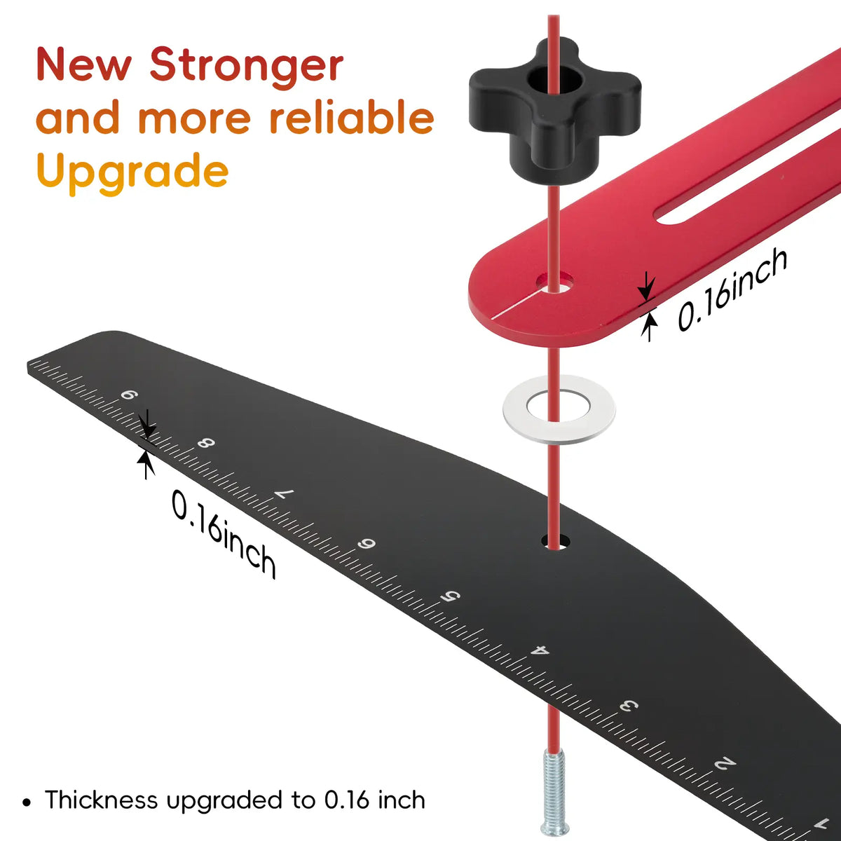 StepGauge Adjustable Stair Tread Template – Aluminum Woodworking Measuring Jig