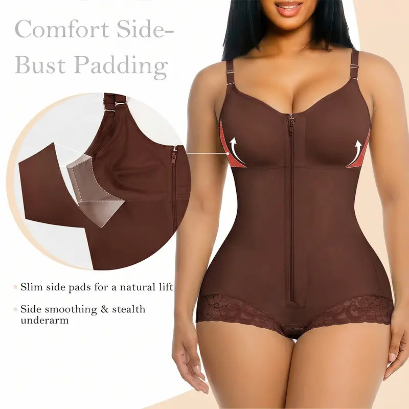 Dual-Layer Overbust Shaping Bodysuit - original gallery 5