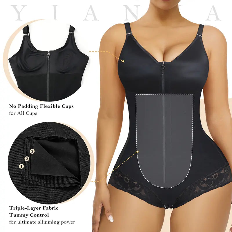 Dual-Layer Overbust Shaping Bodysuit - original gallery 3