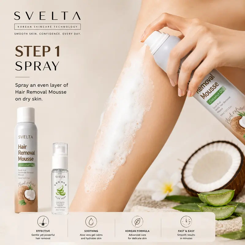 SVELTA hair removal mousse kit photo 5
