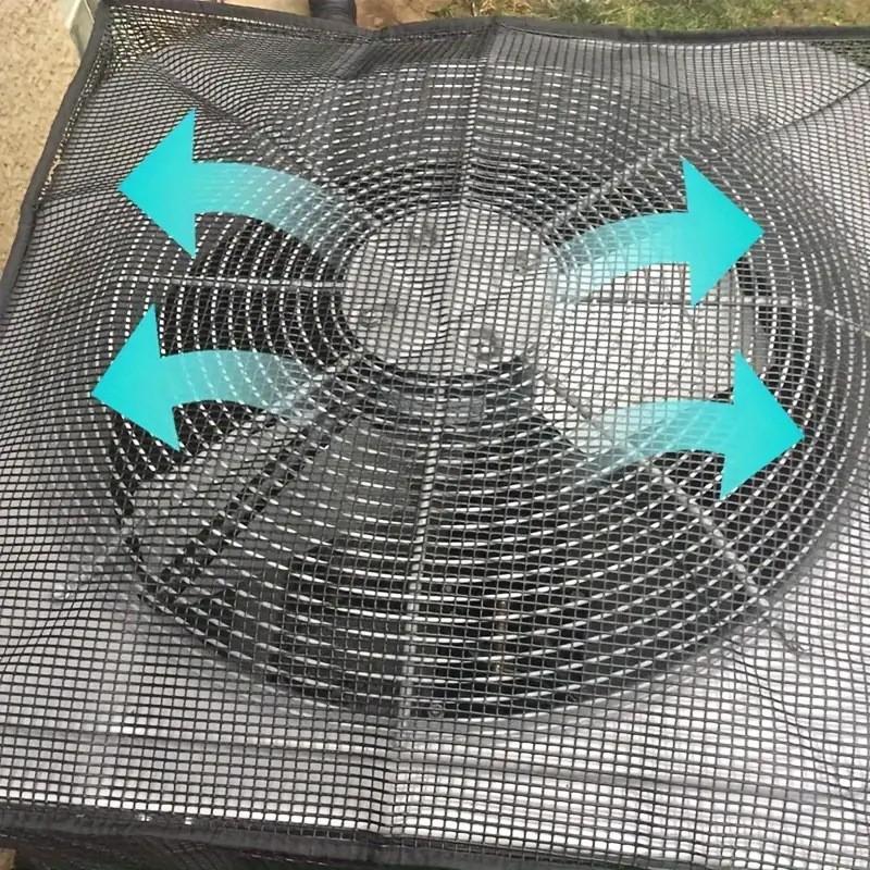 Heavy-duty mesh AC cover outdoor view 4