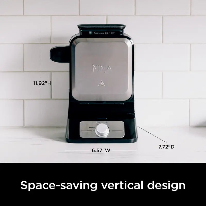 Ninja Belgian Waffle Maker PRO — Vertical NeverStick Design - original gallery 8