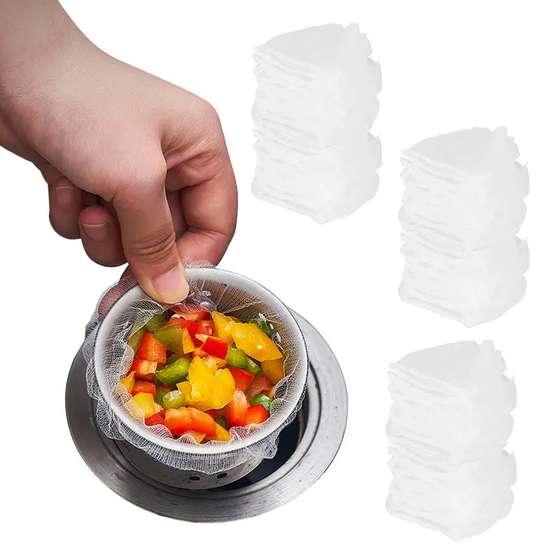 Disposable Fine Mesh Sink Strainer Bags, 300-Count Set — product view