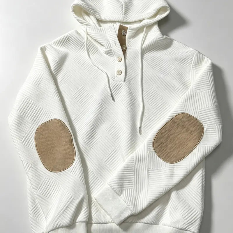 Textured Fleece Hoodie and Sweatpants Set - original gallery 3