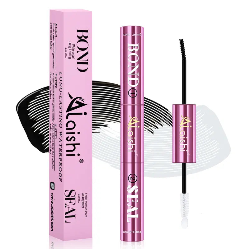 Black Bond & Seal Cluster Lash Adhesive — 2-Pack - Glue-Black