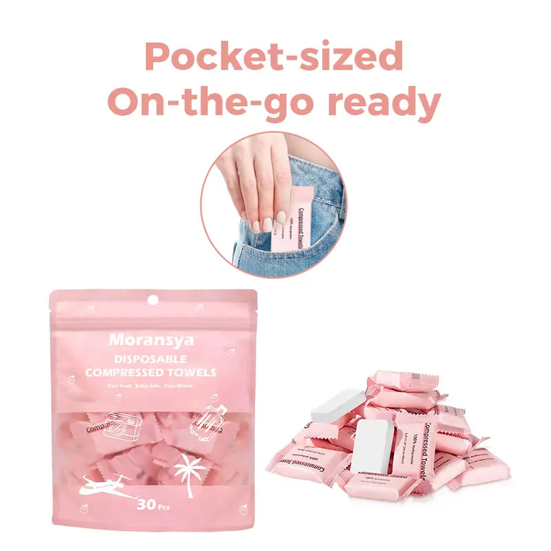 Compressed Towel Tablets, Two 30-Count Packs — detail view 4
