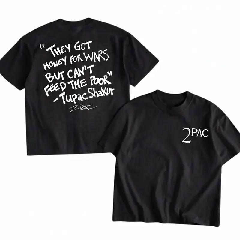Black graphic tee