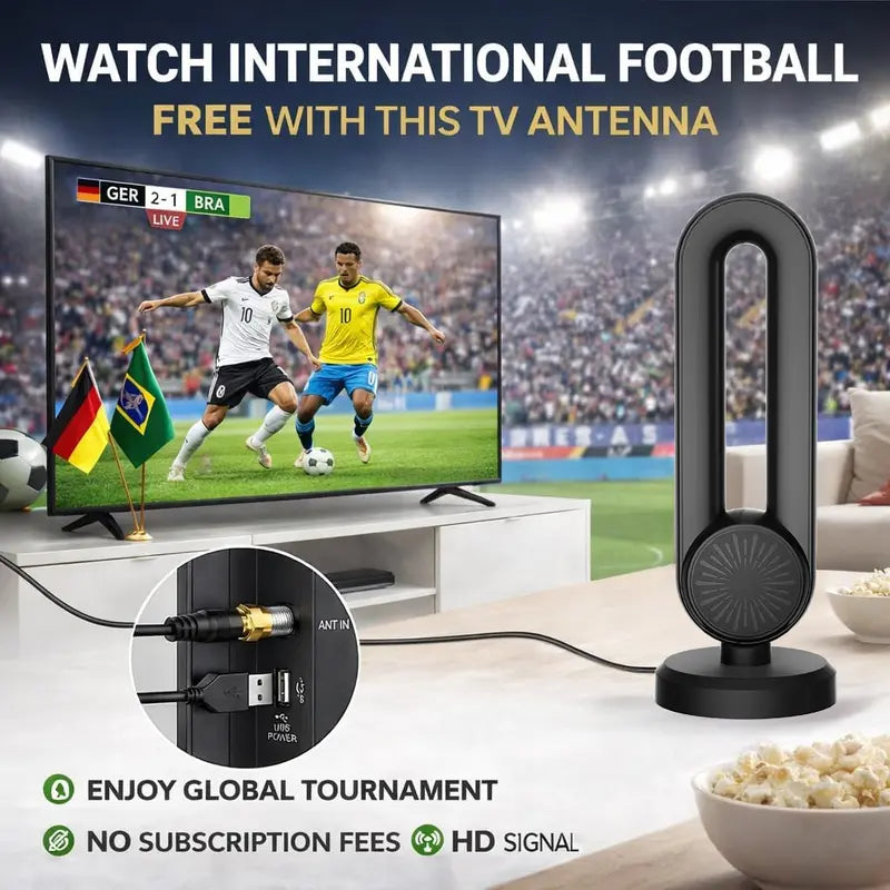 Geometric Ring Indoor Digital TV Antenna - original gallery 4