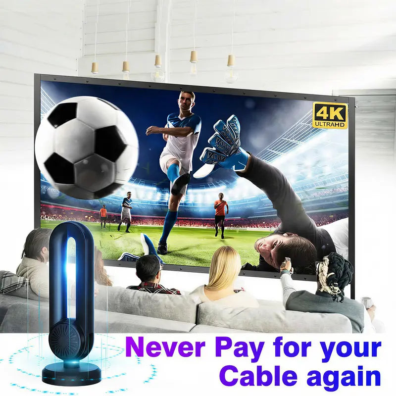 Geometric Ring Indoor Digital TV Antenna - original gallery 3