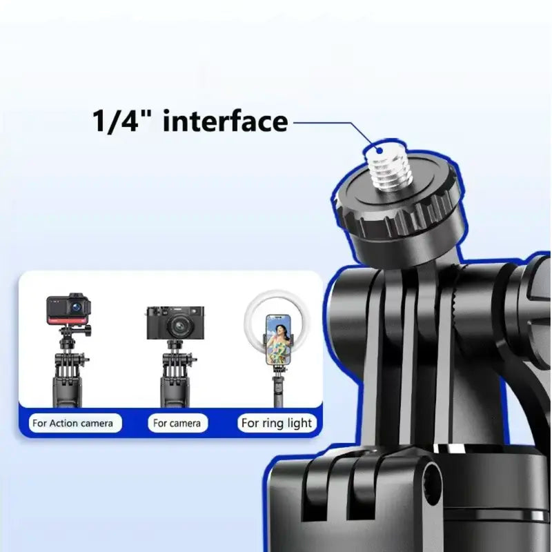 Adjustable Phone & Camera Tripod with Wireless Remote - original gallery 4