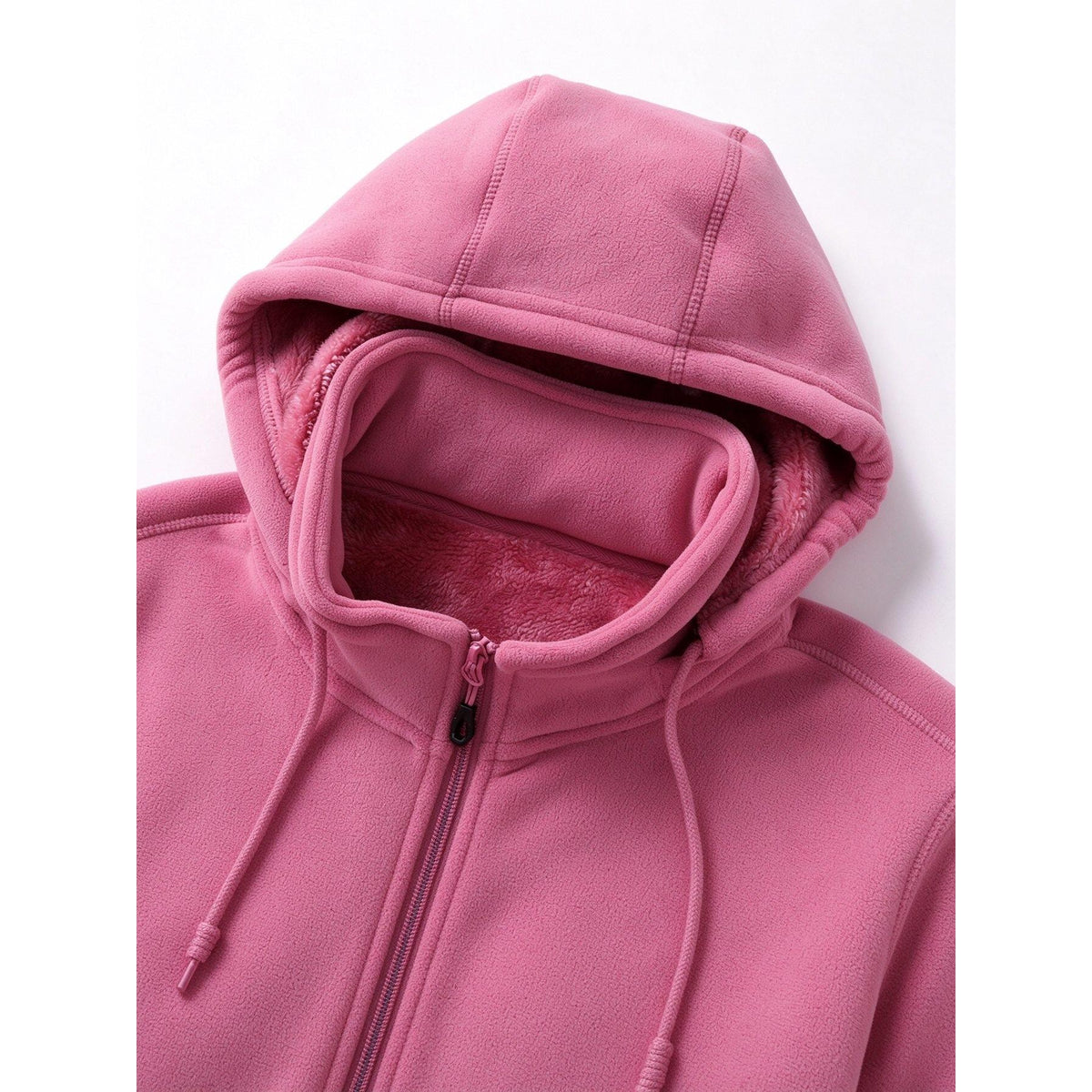 Women plush fleece jacket gallery 5