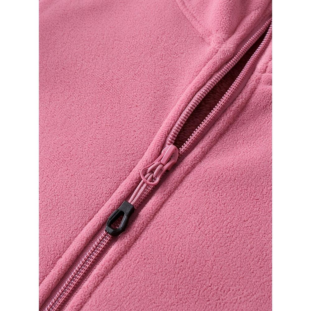 Women plush fleece jacket gallery 4