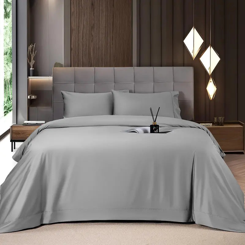Bamboo-Rayon Blend Deep-Pocket Sheets — Twin & Twin XL - Bamboo-Grey