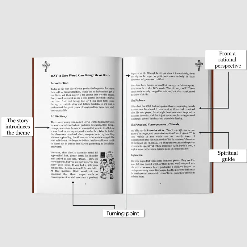 40 Days of Silent Journey — English Reflection Book - original gallery 6