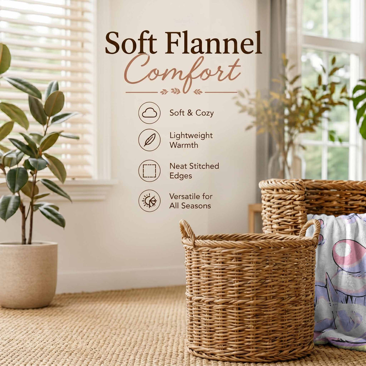 Flannel blanket 60x80 gallery 5