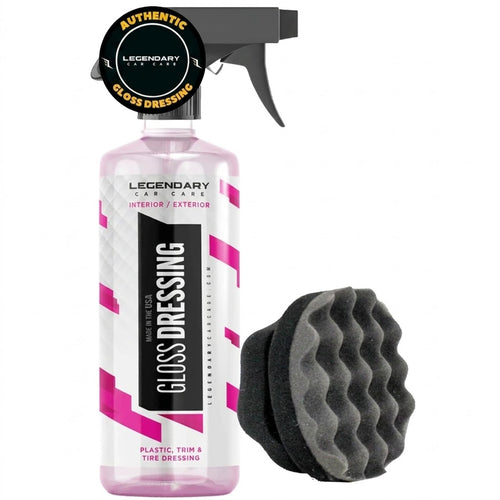 Ultra-Gloss Plastic, Trim & Tire Restorer Spray with Applicator
