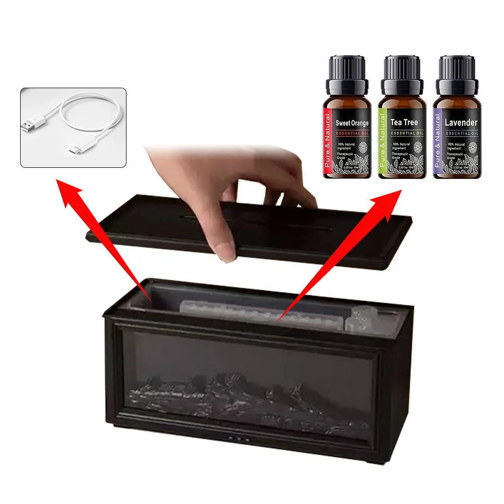Elegant Flame Humidifier: Enhance Your Home’s Atmosphere