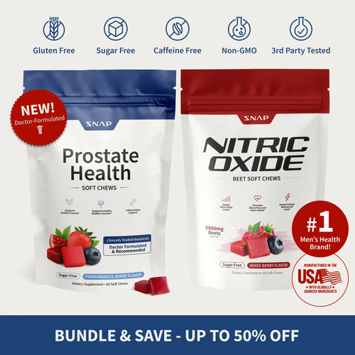 Doctor-Formulated Prostate & Nitric Oxide Chews – Restore Flow & Energy