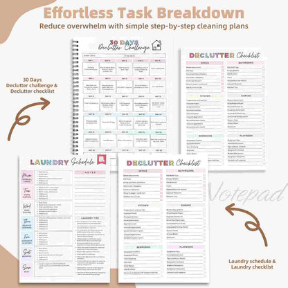 Master Home Cleanliness Without Overwhelm: The Ultimate ADHD Cleaning Planner