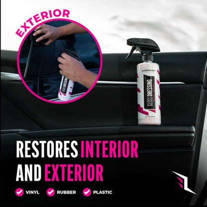 Ultra-Gloss Plastic, Trim & Tire Restorer Spray with Applicator