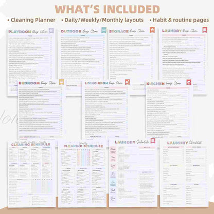 Master Home Cleanliness Without Overwhelm: The Ultimate ADHD Cleaning Planner