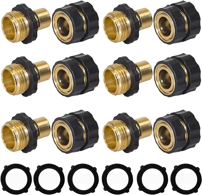 Solid Brass. Instant Connection