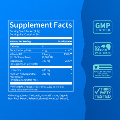 Lower Cortisol & Melt Away Stress Adaptogen Powder Drink Mix