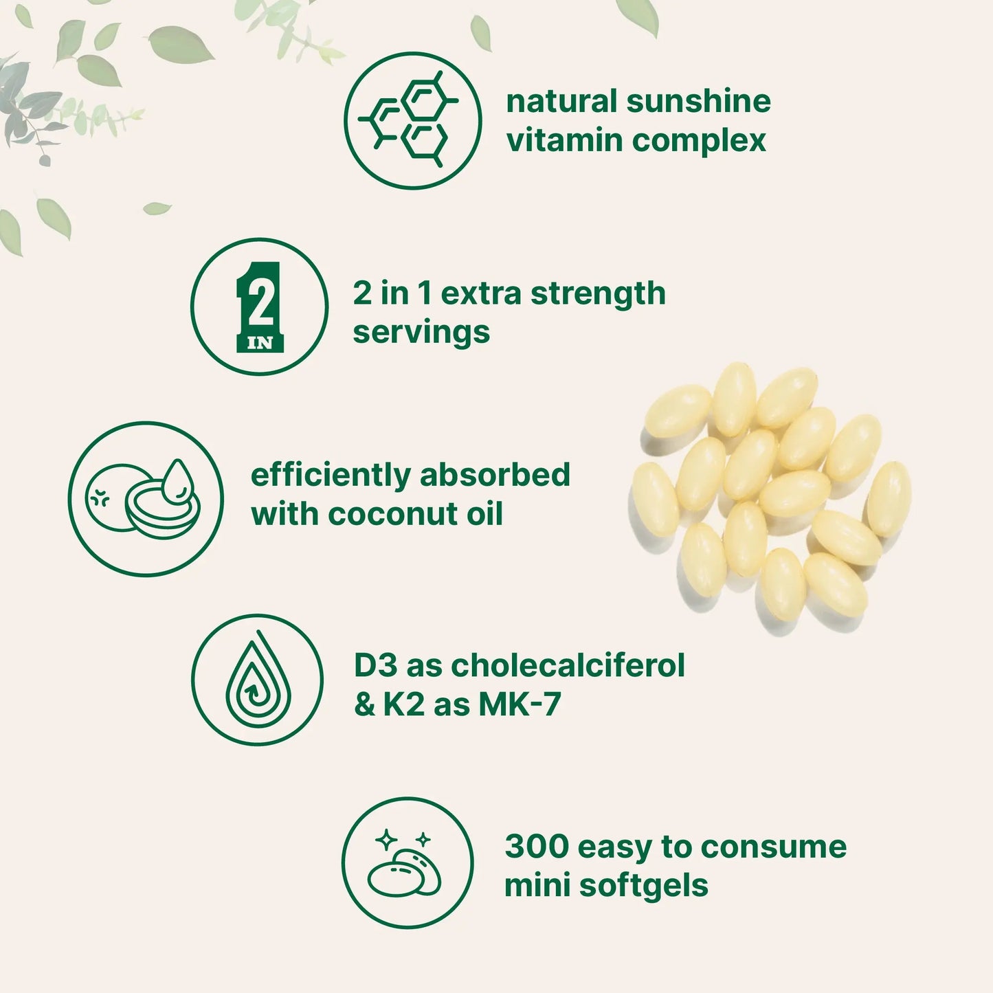 Maximize Bone Strength & Immunity with High-Potency Vitamin D3 + K2