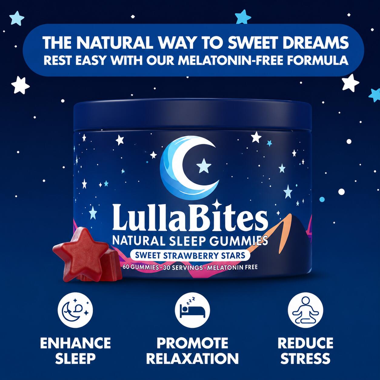 Restful Nights, Naturally: Delicious Gummies for Deeper, Faster Sleep