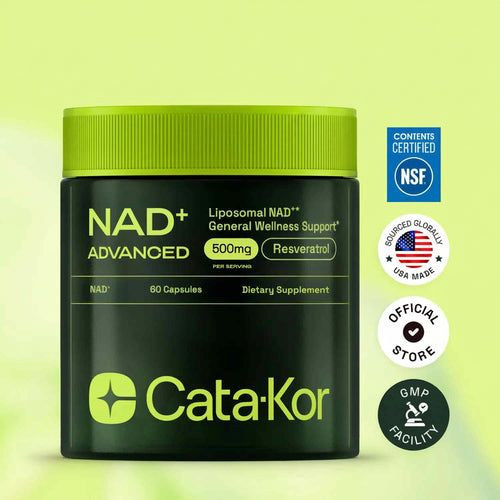 Maximum Absorption Liposomal NAD+ Supplement with Resveratrol & TMG