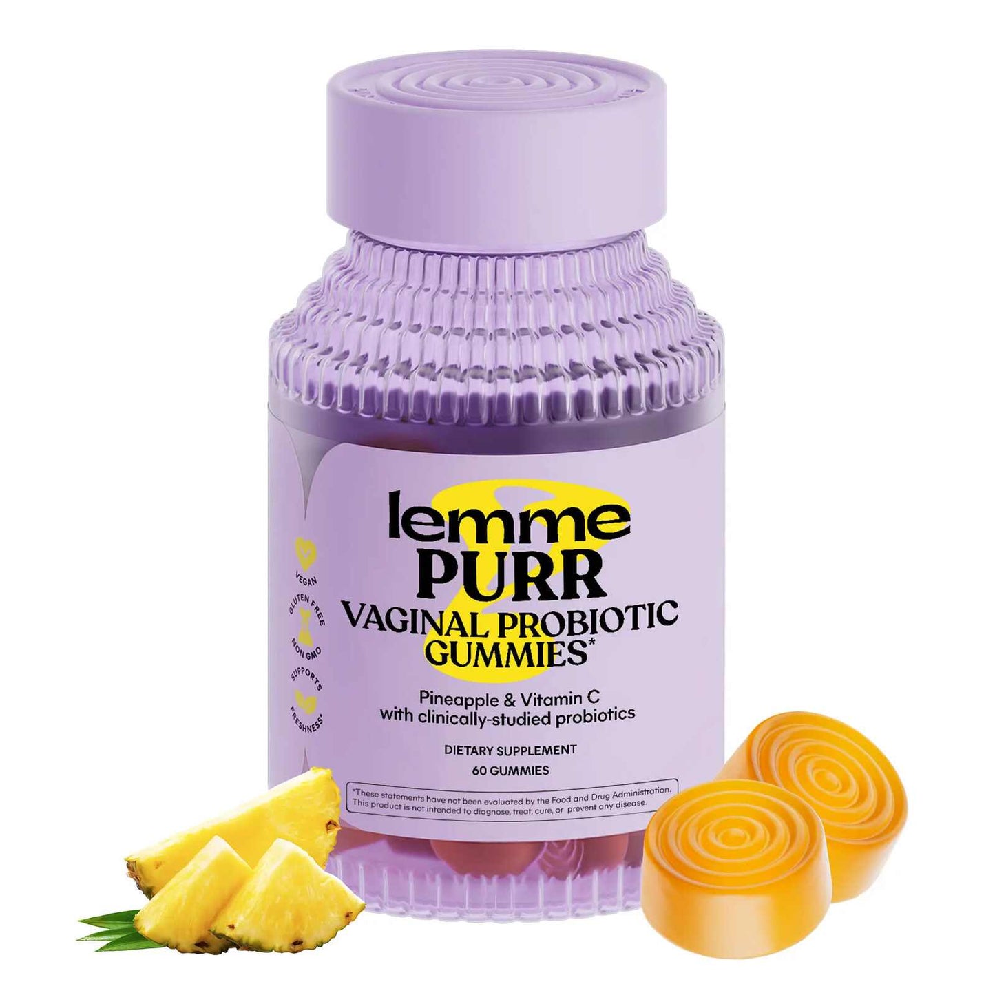 Balance pH, Eliminate Odor & Restore Flora Vaginal Probiotic Gummies