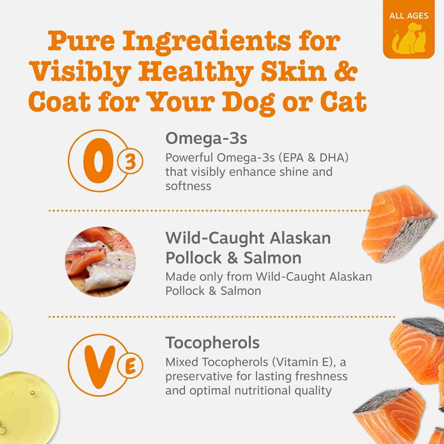Revitalize Your Pet’s Coat and Health with Premium Wild Alaskan Salmon Oil