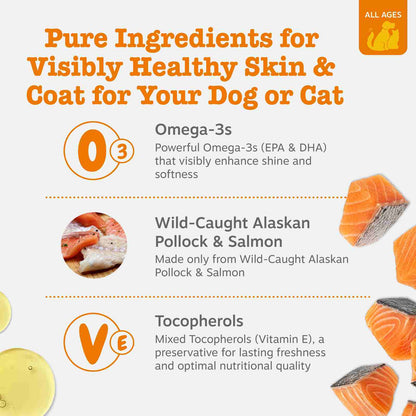 Revitalize Your Pet’s Coat and Health with Premium Wild Alaskan Salmon Oil