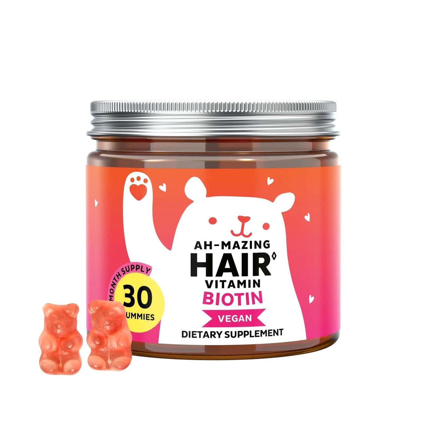 Supercharge Your Hair Growth with High-Potency Biotin & Collagen Gummies